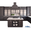 Guangzhou Manufacturer Pole Solid Wood Kitchen Cabinet